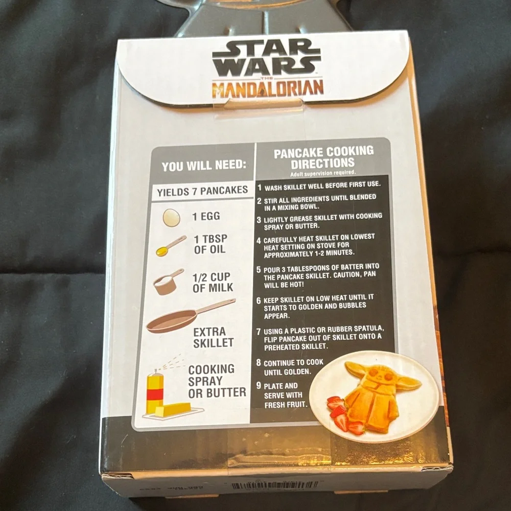 Star Wars Mandalorian Grogu Silver Pancake Mold